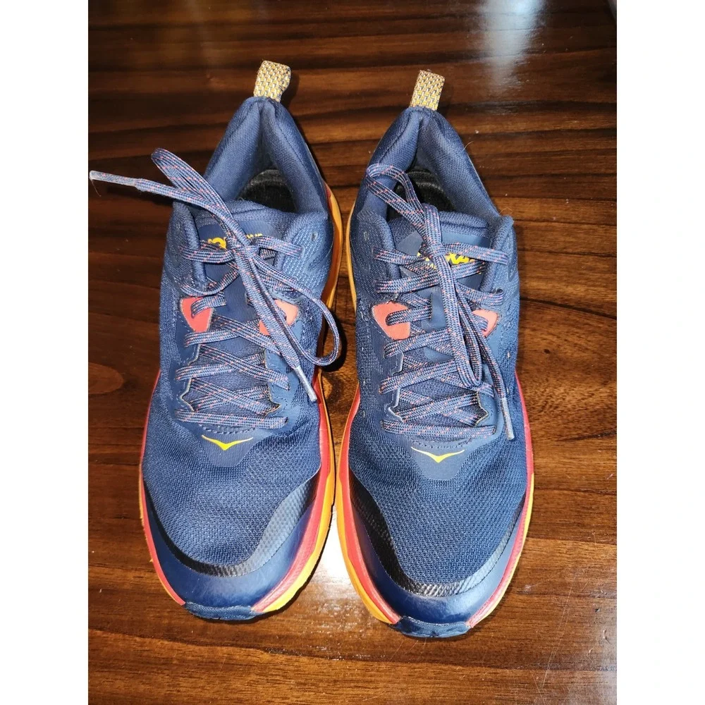 Sz 8D Mens HOKA ONE Challenger ATR 6 Outer Space Radient Yellow Running Shoes